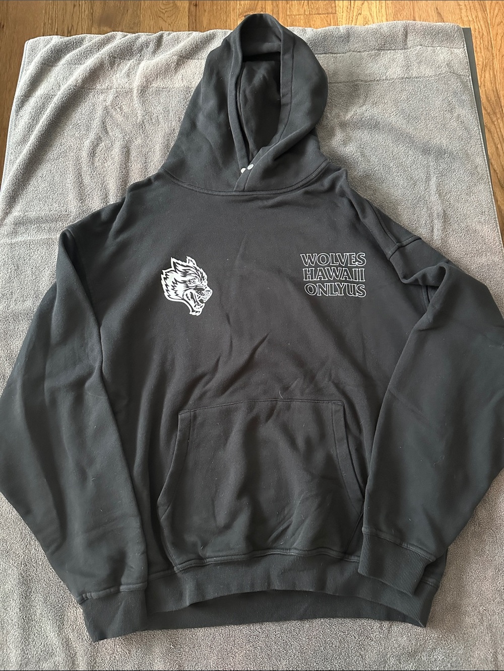Darc Sport Black Wolves Hawaii Only Us Pullover Hoodie